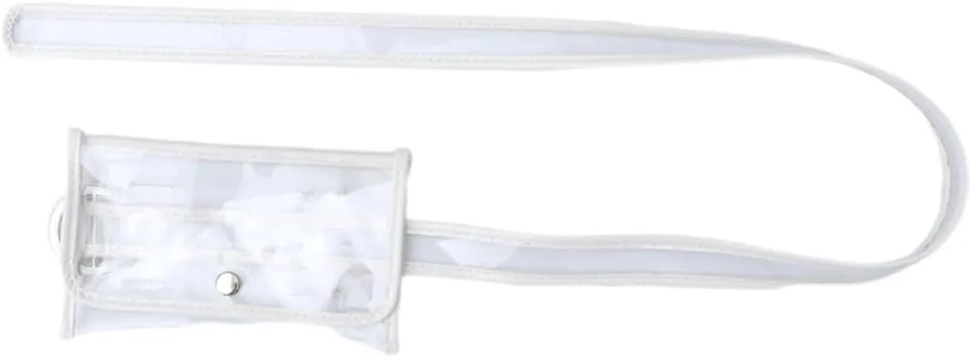 1Pc Transparent PVC Mobile Phone Bag with Adjustable Belt and Coin Purse for Women Versatile Handbag for Daily Use Stylish Accessory for Ladies