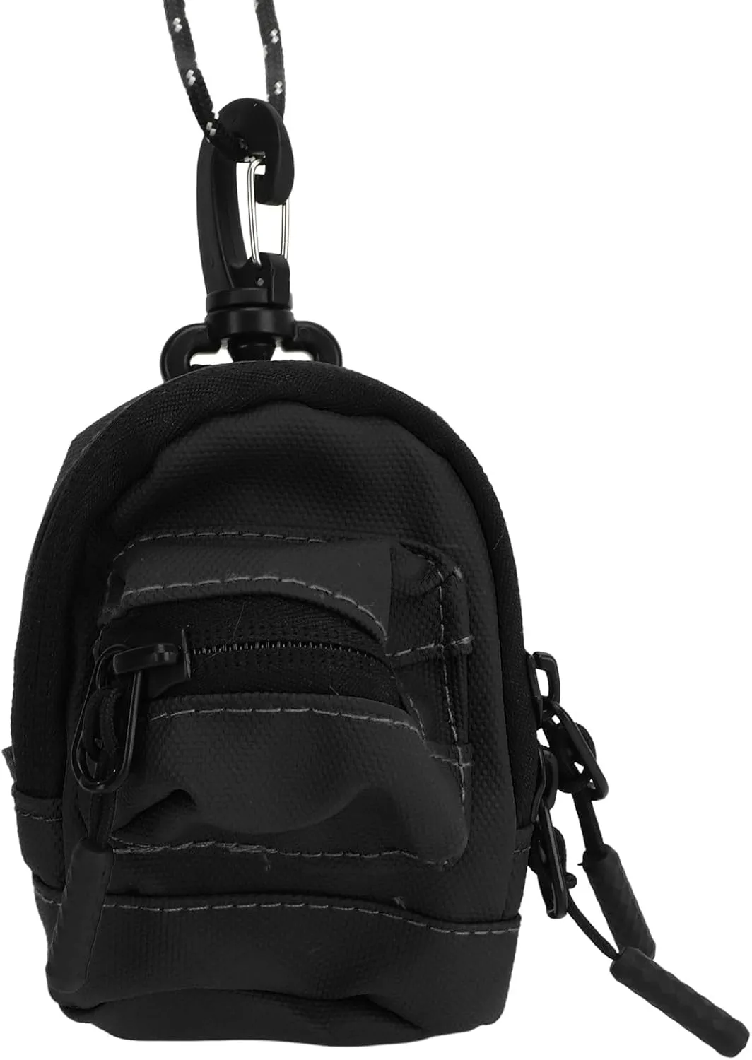 Accessory Storage Bag, Purse Oxford Fabric Reusable Shopping For Running Cards (Black)