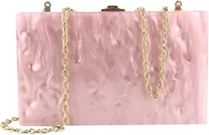 Acrylic Evening Bags Clutch Purse Wedding Party Handbags Chain Shoulder Crossbody Bag Women's Wallet