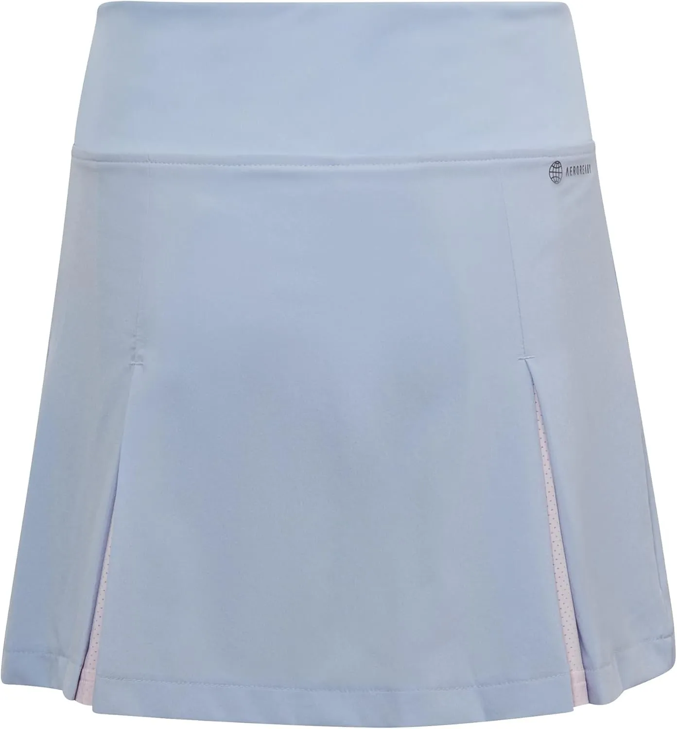 adidas Girl's Club Tennis Pleated Skirt (Little Kids/Big Kids) Blue Dawn LG (14 Big Kids)