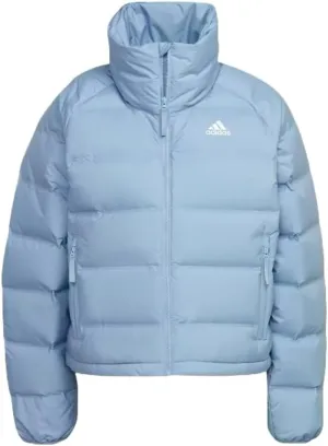 ADIDAS WOMEN'S HELIONIC RELAXED FIT DOWN JACKET, AMBIENT SKY, MEDIUM