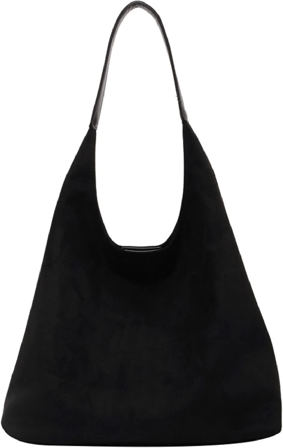 APLUSH Women Retro Shoulder Bag Large Capacity Soft Handbag Tote Bag Fashion Leisure Versatile Shoulder Bag Shopper Bag Travel Work Shopping Hobo Bag,Black,36 * 13 * 31cm
