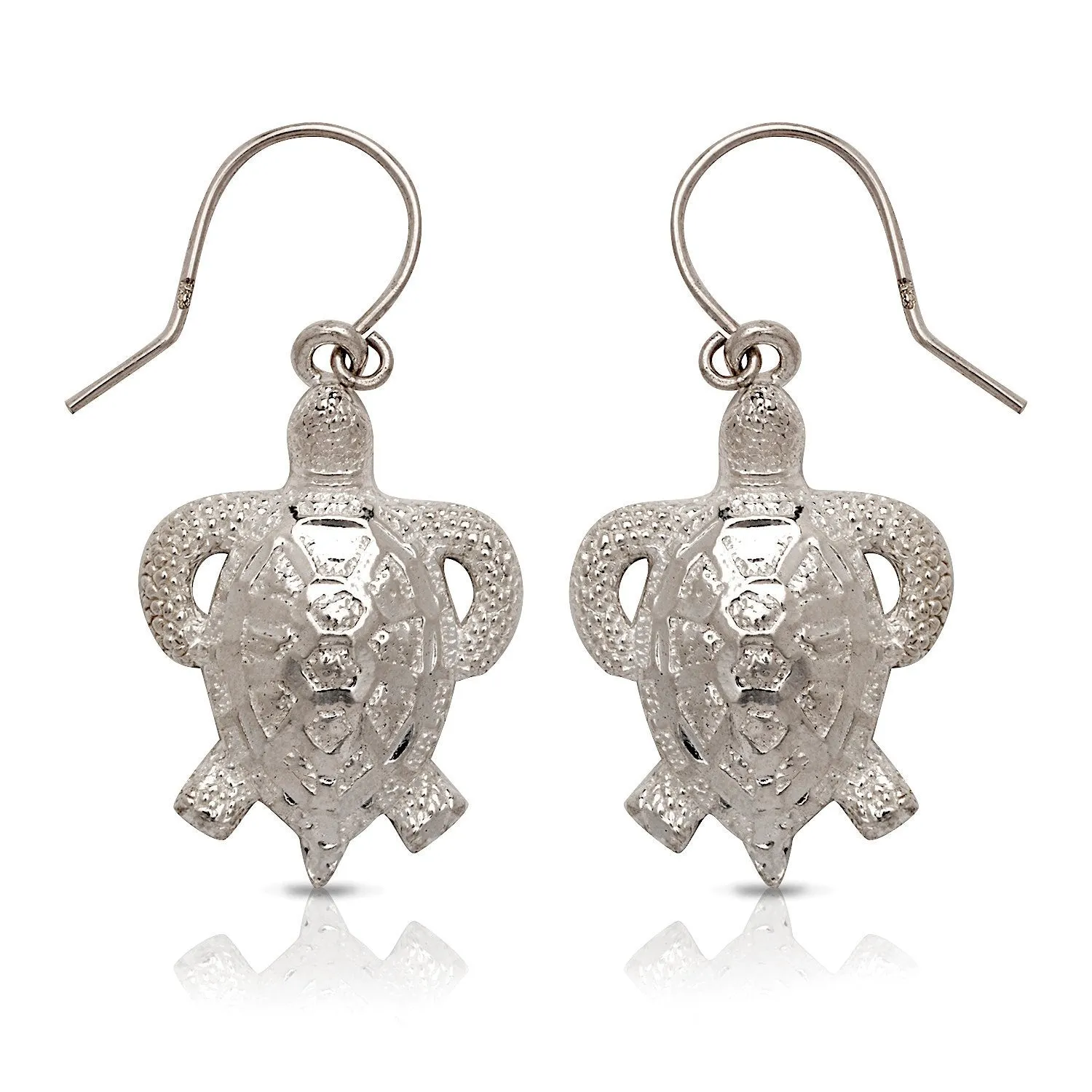 Better Jewelry NEW  .925 Sterling Silver Sea Turtle Earrings (Made In USA)
