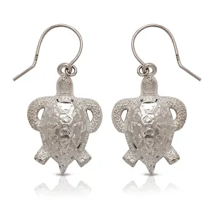 Better Jewelry NEW  .925 Sterling Silver Sea Turtle Earrings (Made In USA)
