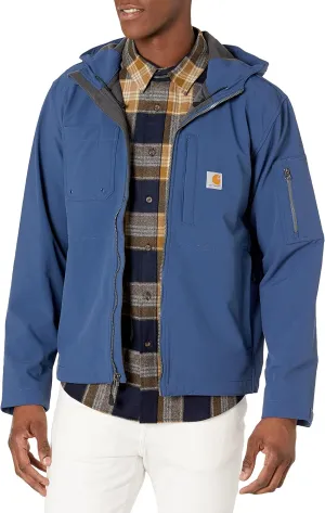Carhartt Men's Rain Defender Relaxed Fit Midweight Softshell Hooded Jacket
