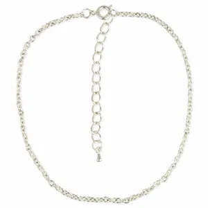 Classic Silver Chain Anklet