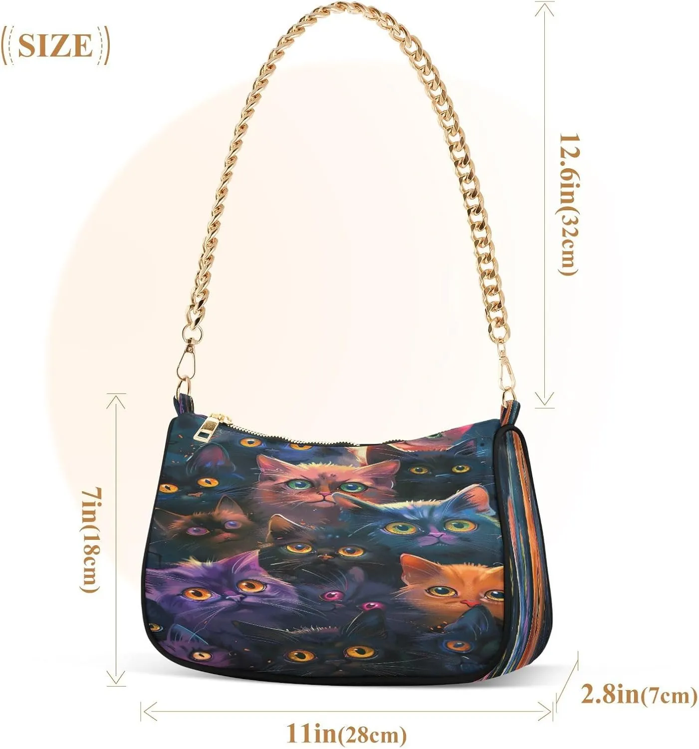 Colorful Wildflowers Cute Bird Mini Handbag, Cute Handbags for Women Trendy