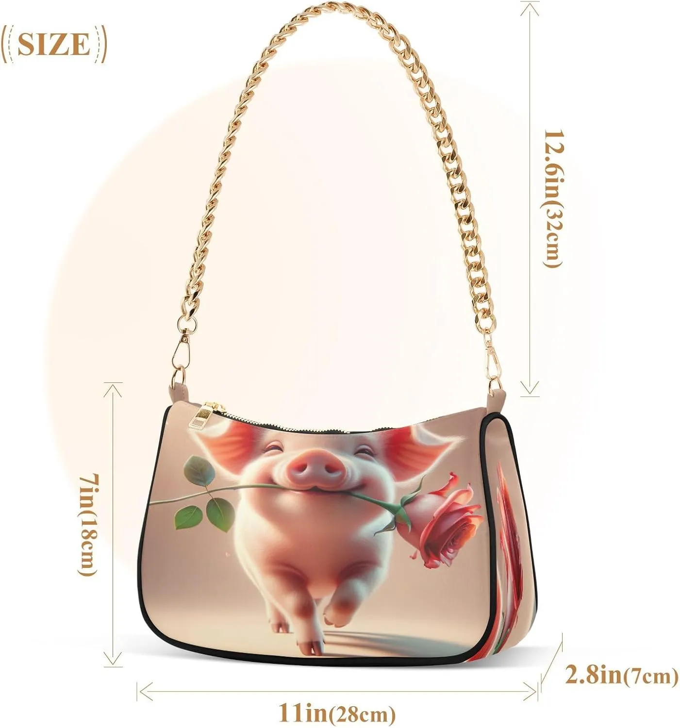 Colorful Wildflowers Cute Bird Mini Handbag, Cute Handbags for Women Trendy