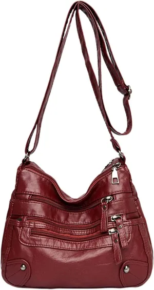 Crossbody Purse for Women Women Soft Leather Shoulder Bags Layer Classic Crossbody Bag Luxury Designer Handbag