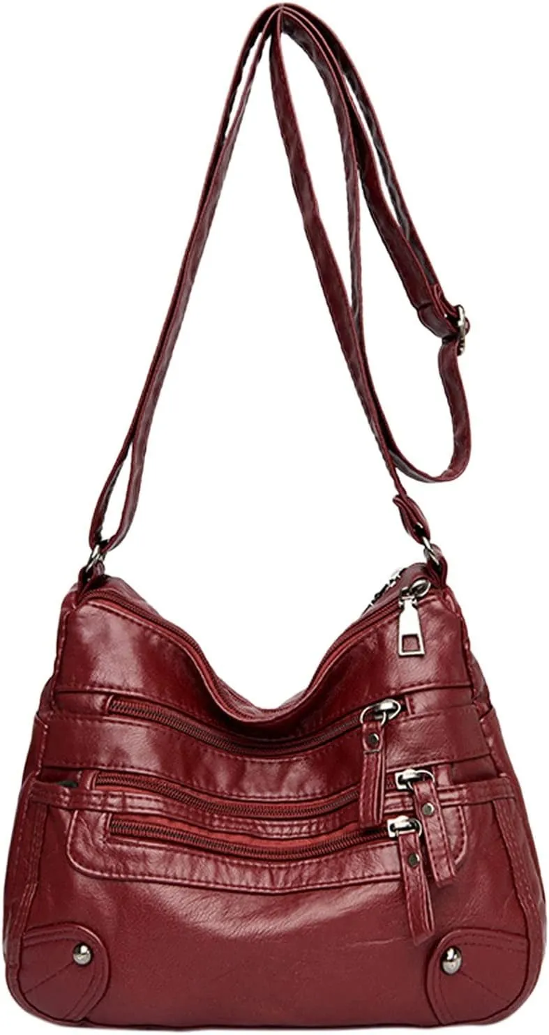 Crossbody Purse for Women Women Soft Leather Shoulder Bags Layer Classic Crossbody Bag Luxury Designer Handbag