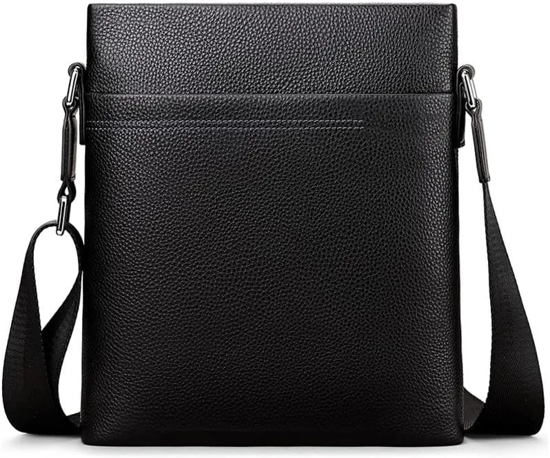 CSCDD Men's Shoulder Bag Crossbody Bag Business Backpack Small Leather Bag Briefcase