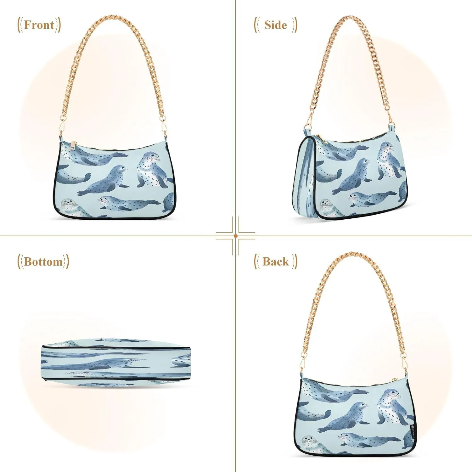 Cute Squirrel Hand Bag for Women, Purses for Women Trendy