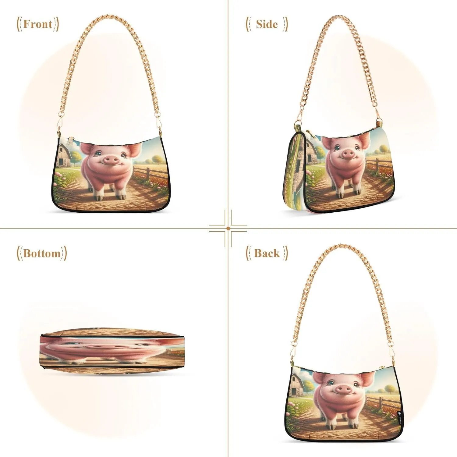 Cute Squirrel Hand Bag for Women, Purses for Women Trendy