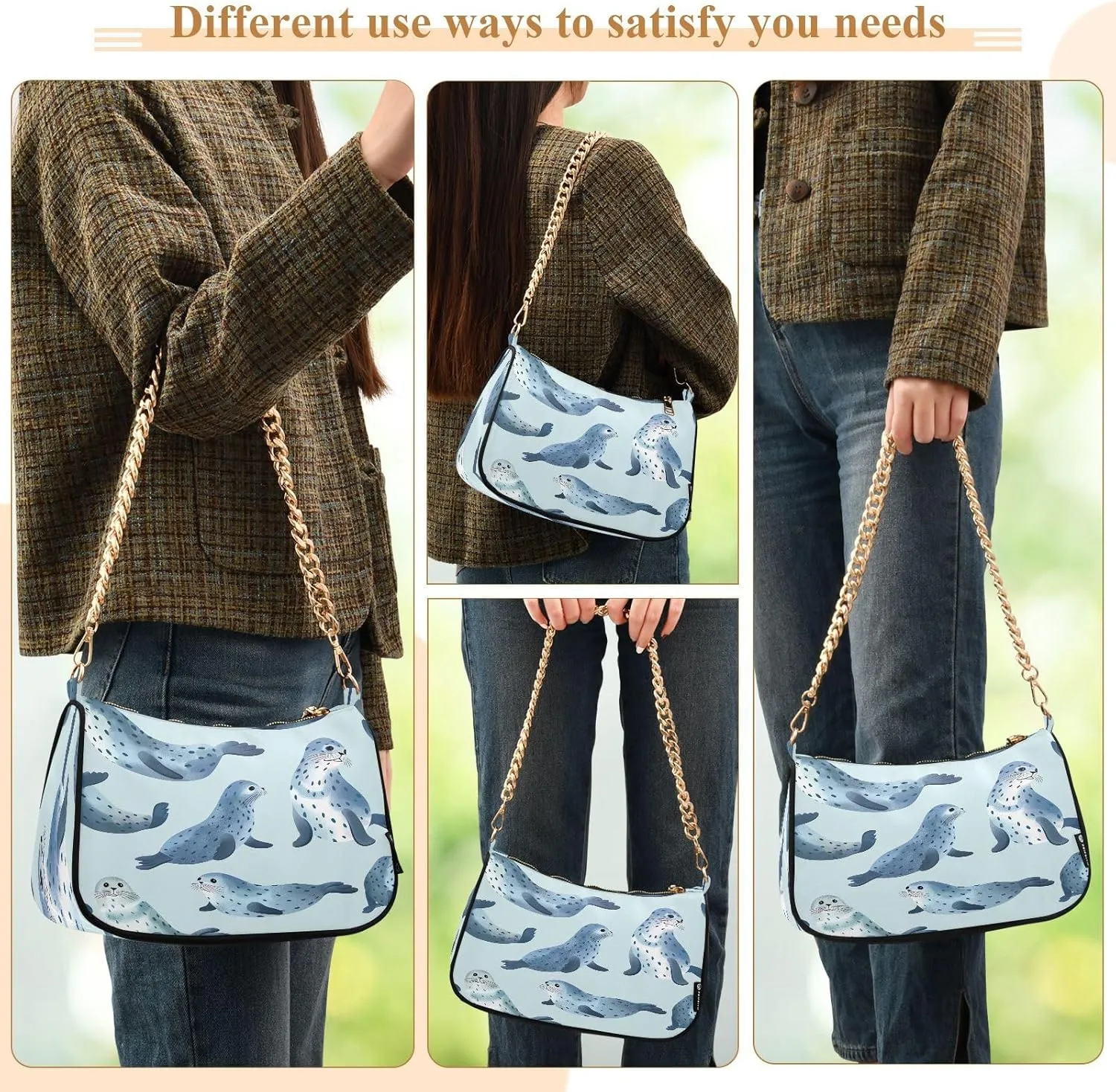 Cute Squirrel Hand Bag for Women, Purses for Women Trendy
