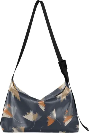 Cute Woodland Animals Christmas Leather Hobo Purses for Women Leather Purse Colorful Animal Print Women Hobo Purse