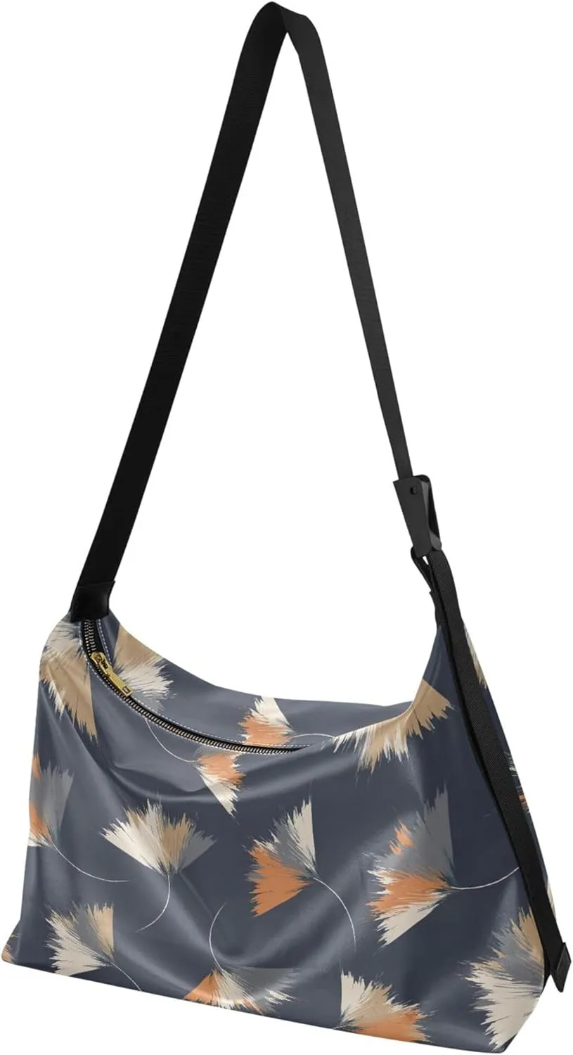 Cute Woodland Animals Christmas Leather Hobo Purses for Women Leather Purse Colorful Animal Print Women Hobo Purse