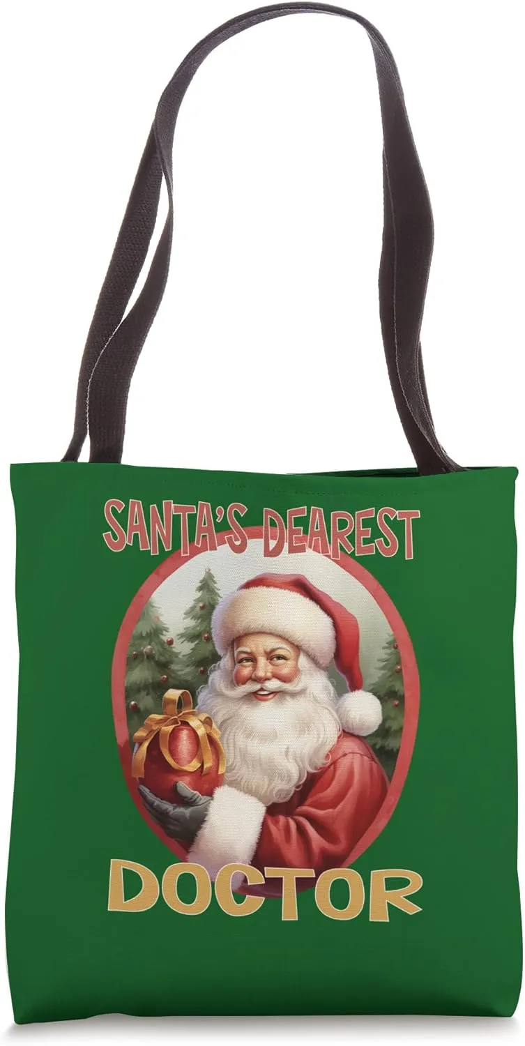 Doctor Christmas Holiday Love Xmas Tote Bag