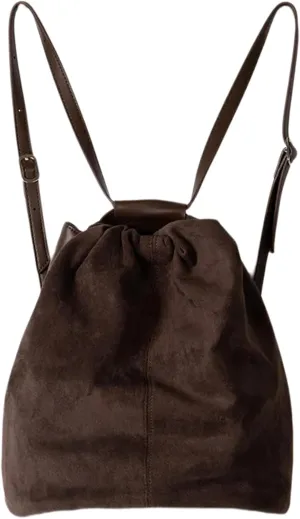 Fashion Bucket Bags Backpack for Women Drawstring Shoulder Bag Handbag with Detachable Strap Large Capacity Daycpack