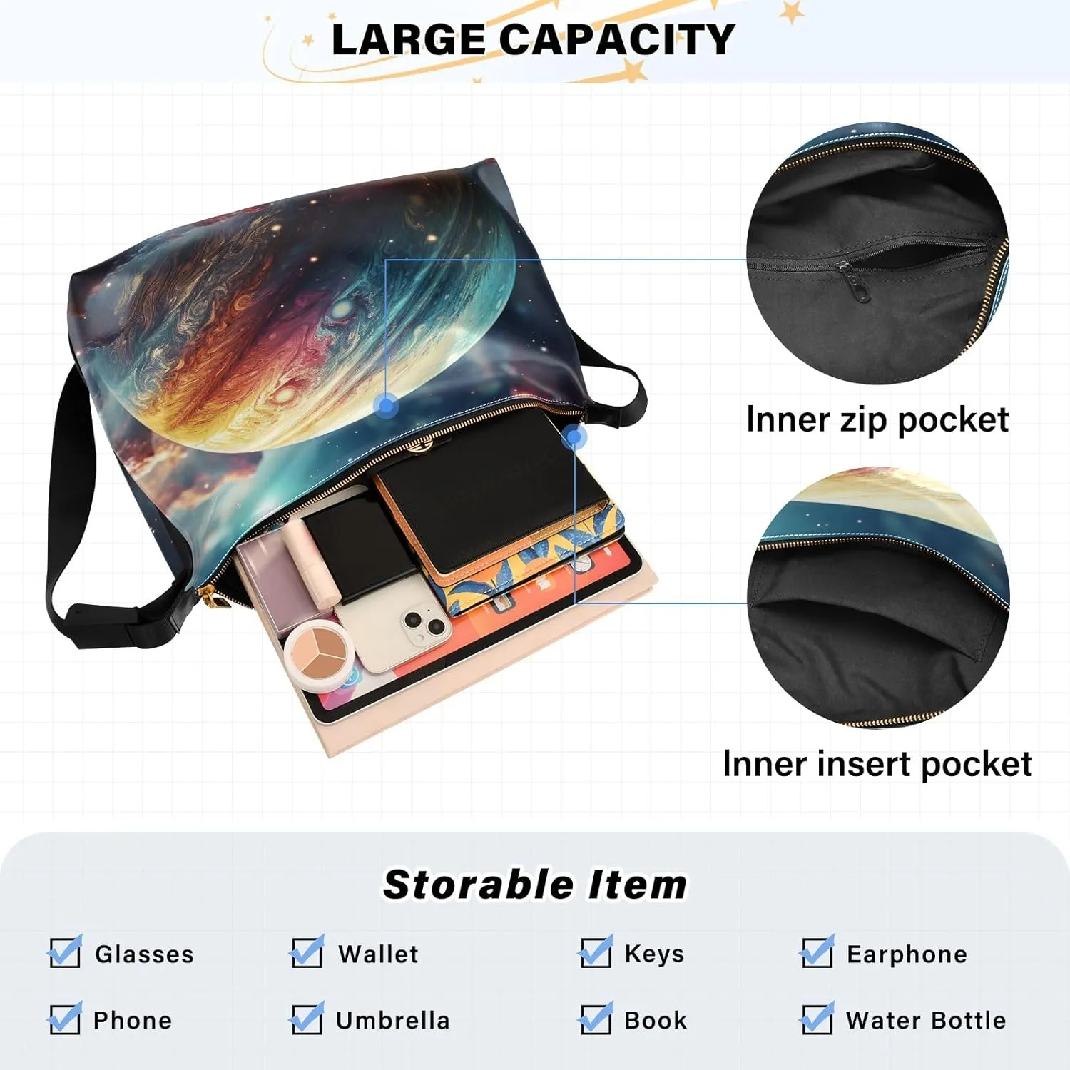 GAIGEO Fresh Strawberry Soft Leather Crossbody Bag, Shoulder Bag, Womens Handbags Leather Ladies Shoulder Bag