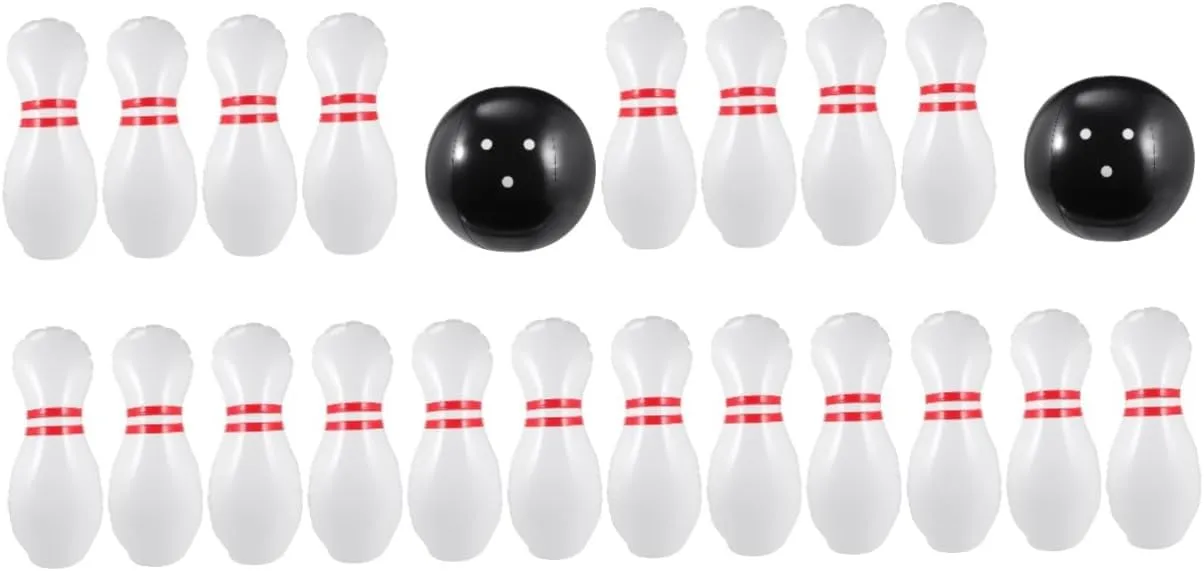 GANAZONO 2 Sets Educational Kids Bowling Game PVC Balls Set Perfect for Family Fun