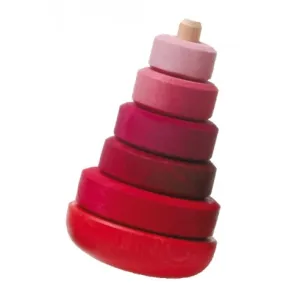 Grimm's Wobbly Stacking Tower, Pink
