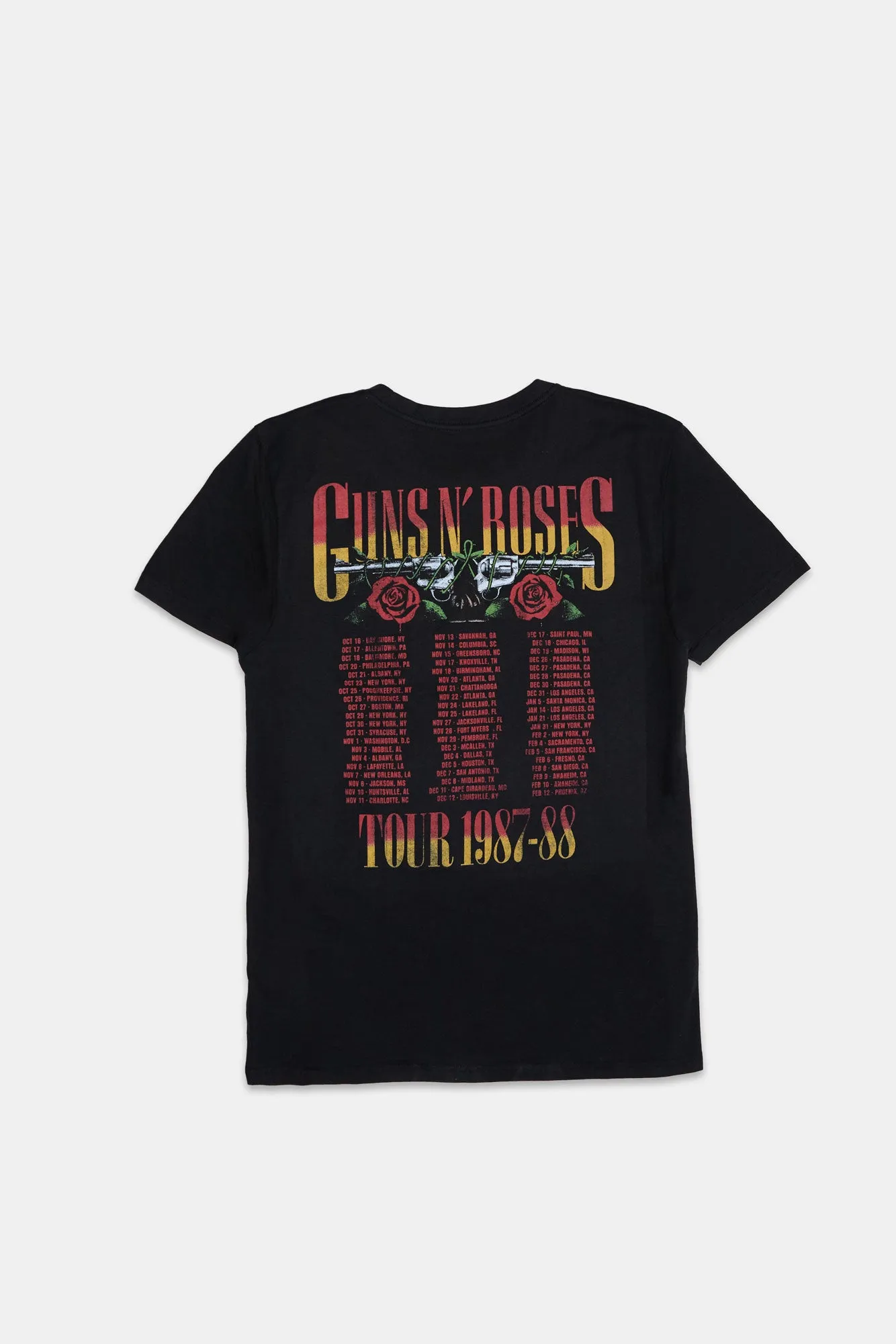 Guns N' Roses Tour 1987 Graphic Tee