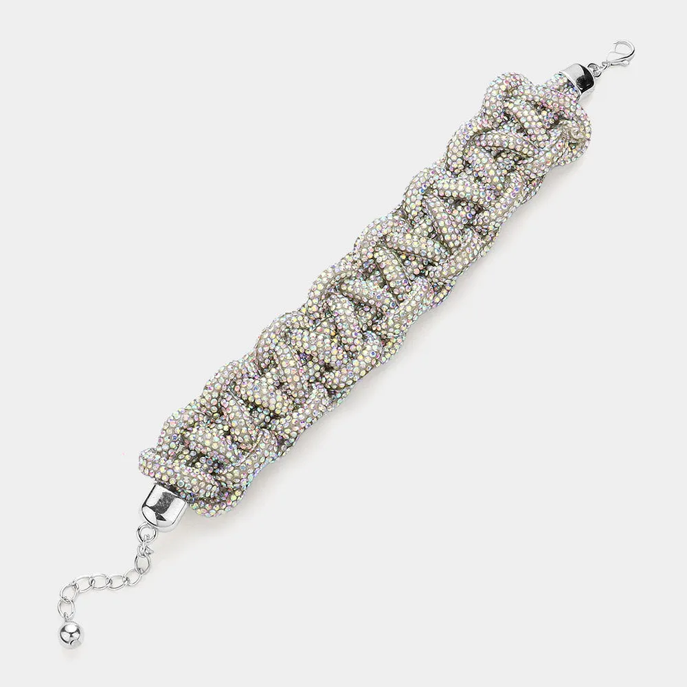 iLLASPARKZ Bling Studded Chunky Evening Bracelet