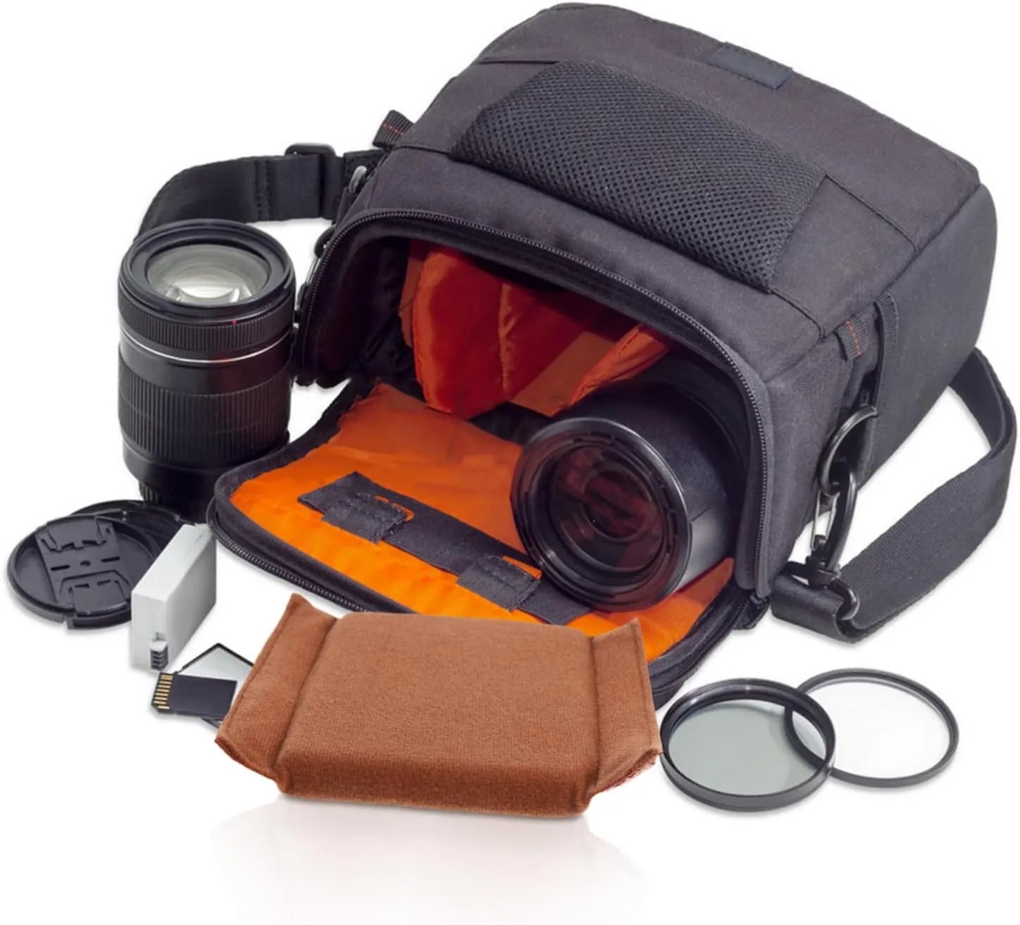 jojofuny Camera Bag Lens Divider Pad 2 Pack Shockproof Inserts Dividers for Secure Camera Storage