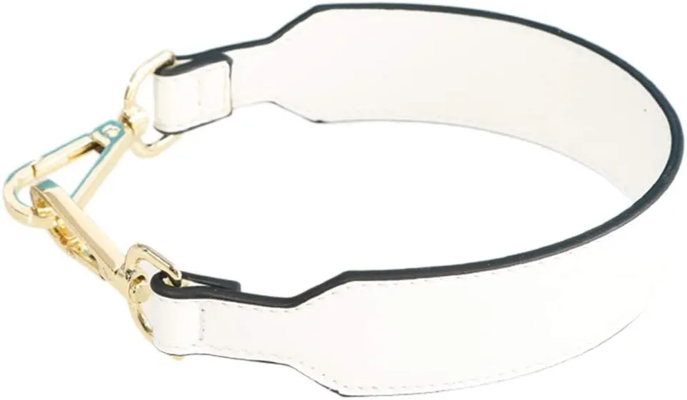 KESYOO 1 Pc Handbag Strap Pu Leather Strap Purse Straps Shoulder Bag for Women Crossbody Chain Briefcases Handle Wide Bag Strap White Chain Belt Fashionable and Versatile Genuine Leather