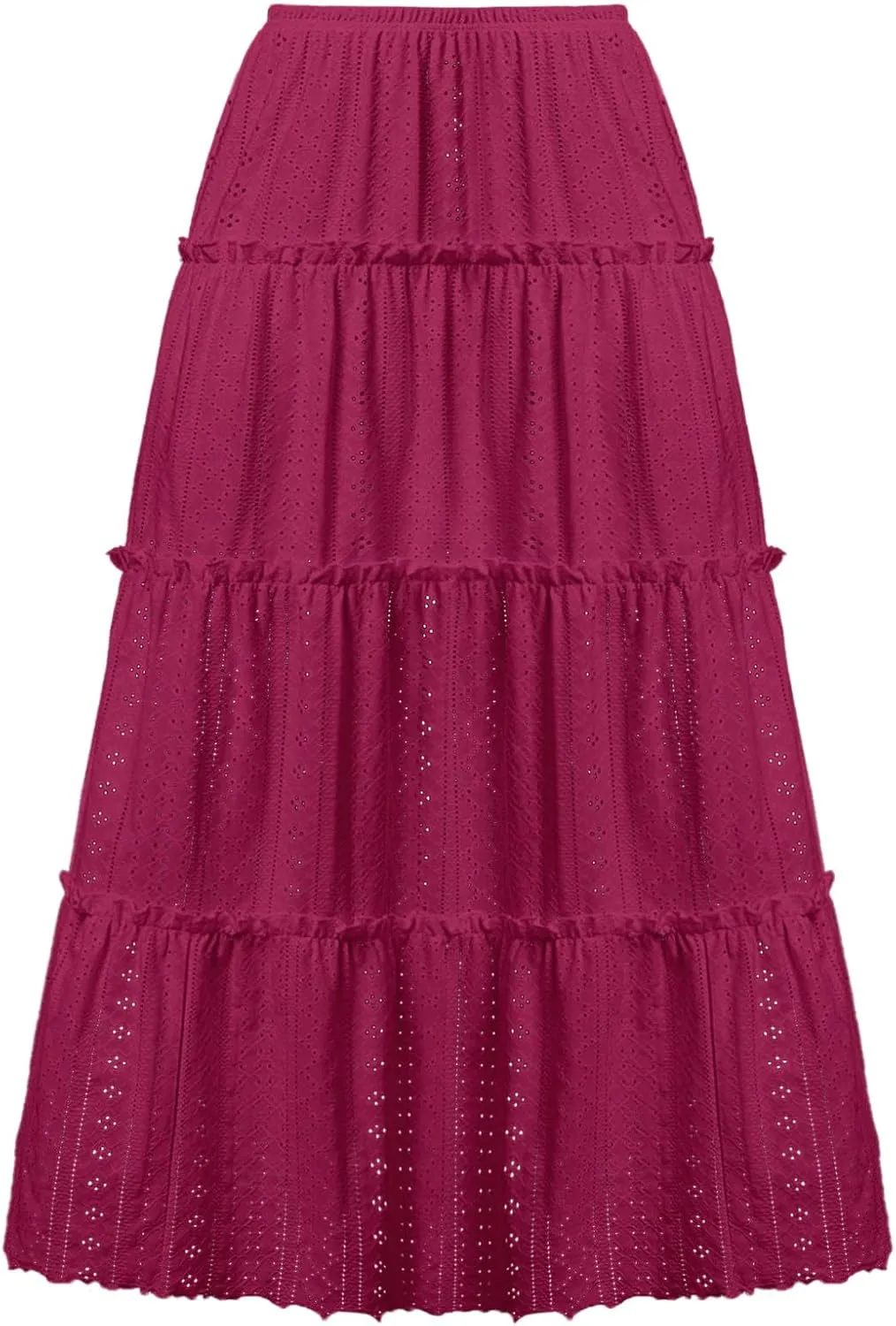 Keyhole Plain for Juniors Maxi Long Loose Fit Skirt Women 2025 Fashion Y2K