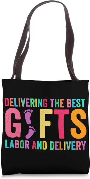 Labor & Deliver Birth Hospital Delivering Babys Nurse Doctor Tote Bag