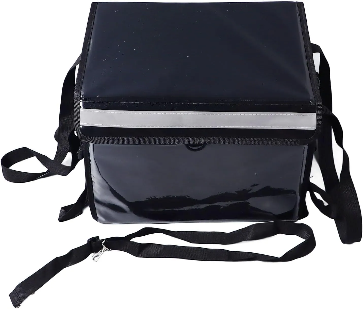 Large Insulated Food Delivery Bag with Theft Locks, 1680D Oxford Fabric, Hot Cold Food storage. Ideal for Car, Trunk Cleaning, Rainproof Grocery Delivery Bag