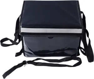 Large Insulated Food Delivery Bag with Theft Locks, 1680D Oxford Fabric, Hot Cold Food storage. Ideal for Car, Trunk Cleaning, Rainproof Grocery Delivery Bag