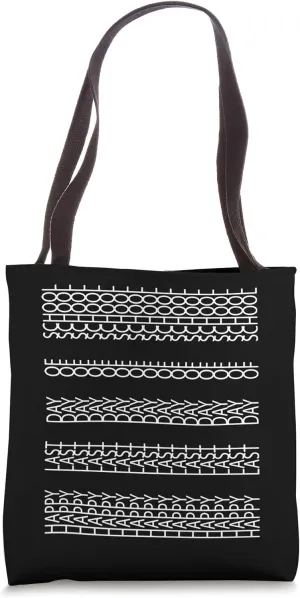 Last Day of School Hidden Message Class of 2025 Graduated Tote Bag