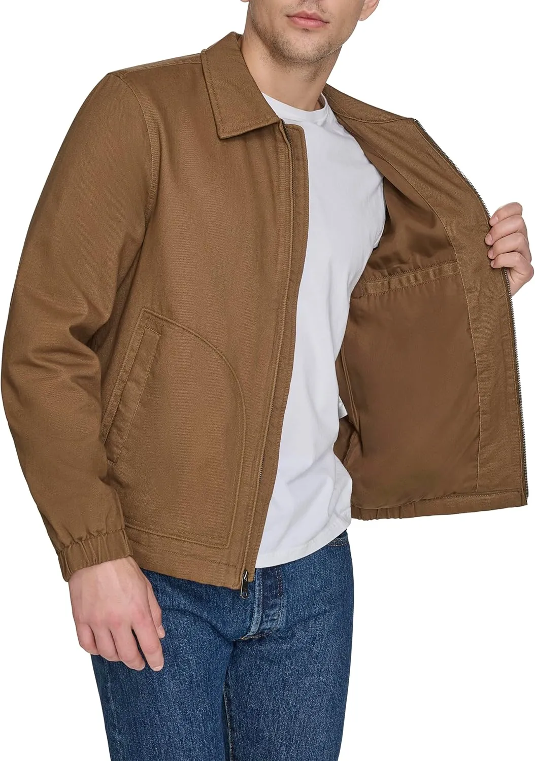 Levi's Men's Laydown Collar Cotton Depot Jacket