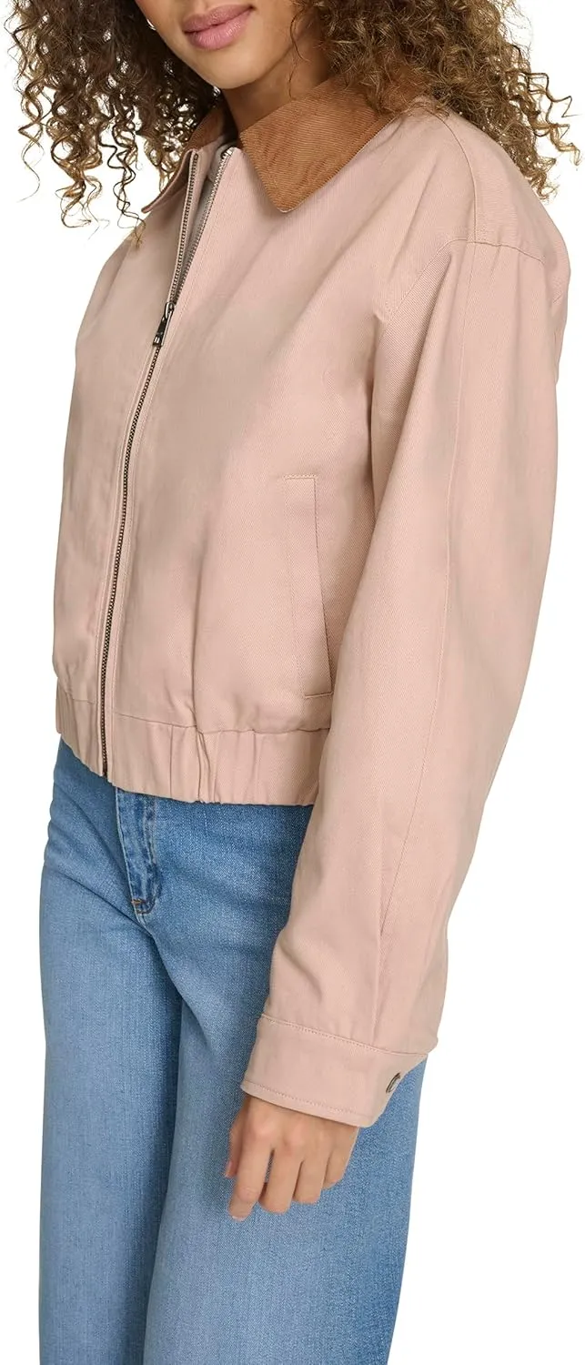Levi's Women's Cotton Bomber with Corduroy Collar