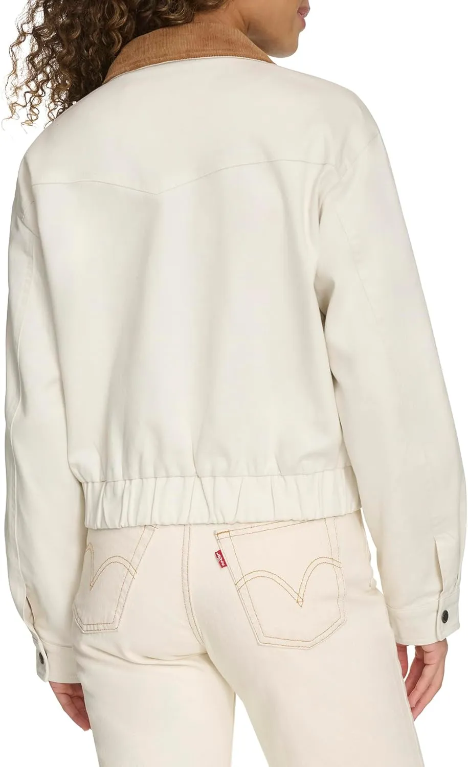 Levi's Women's Cotton Bomber with Corduroy Collar