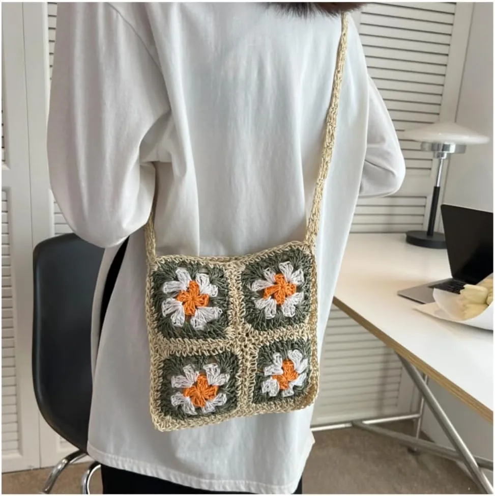 Loizziuy Sunflower Bag Bucket Canvas Bag Sunflower Tote Bag Sunflower Purse Sunflower Gifts Daisy Handbag for Women