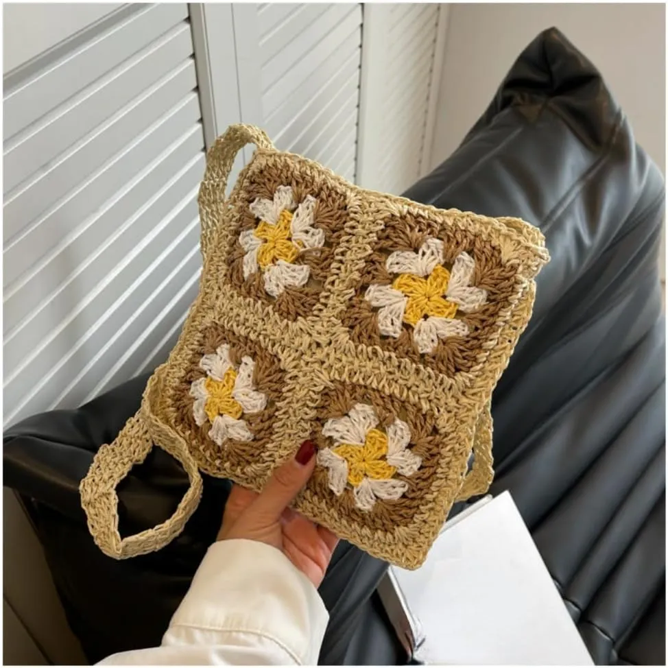 Loizziuy Sunflower Bag Bucket Canvas Bag Sunflower Tote Bag Sunflower Purse Sunflower Gifts Daisy Handbag for Women