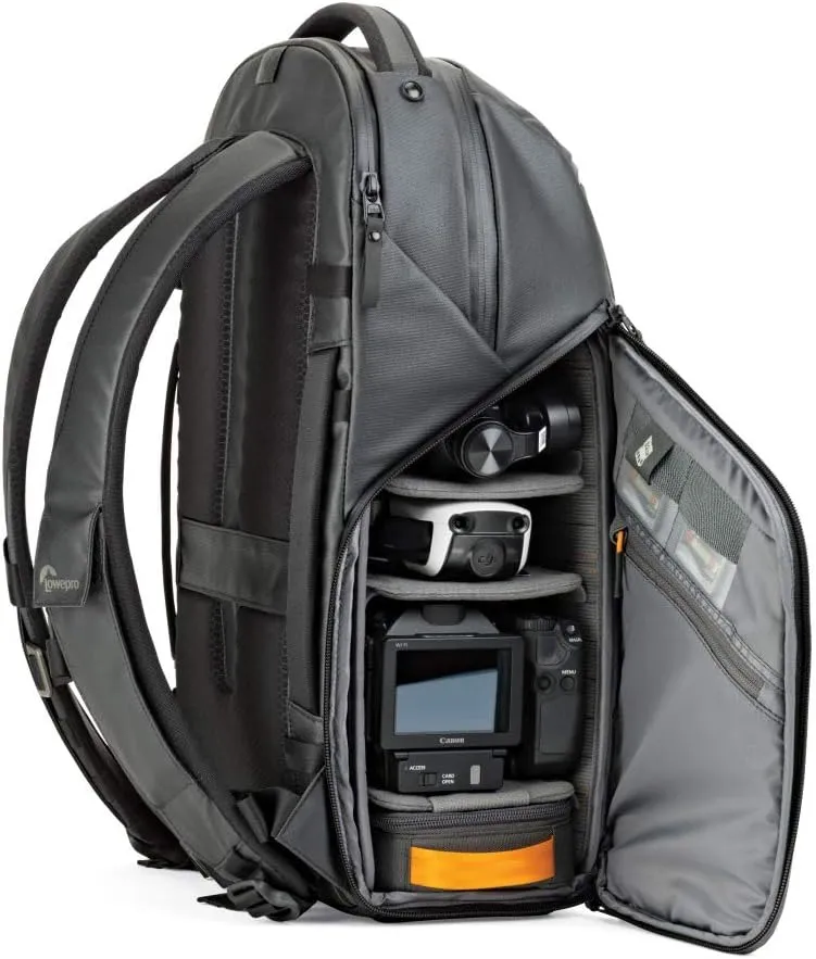 Lowepro Freeline Camera Backpack 350 AW, Black. Versatile Daypack Designed for Travel, Photographers and videographers. for DSLR, Mirrorless, Laptops, Bridge, CSC, Lenses and Travel Gear.