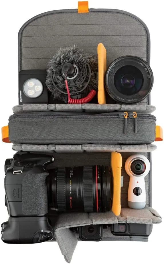Lowepro Freeline Camera Backpack 350 AW, Black. Versatile Daypack Designed for Travel, Photographers and videographers. for DSLR, Mirrorless, Laptops, Bridge, CSC, Lenses and Travel Gear.