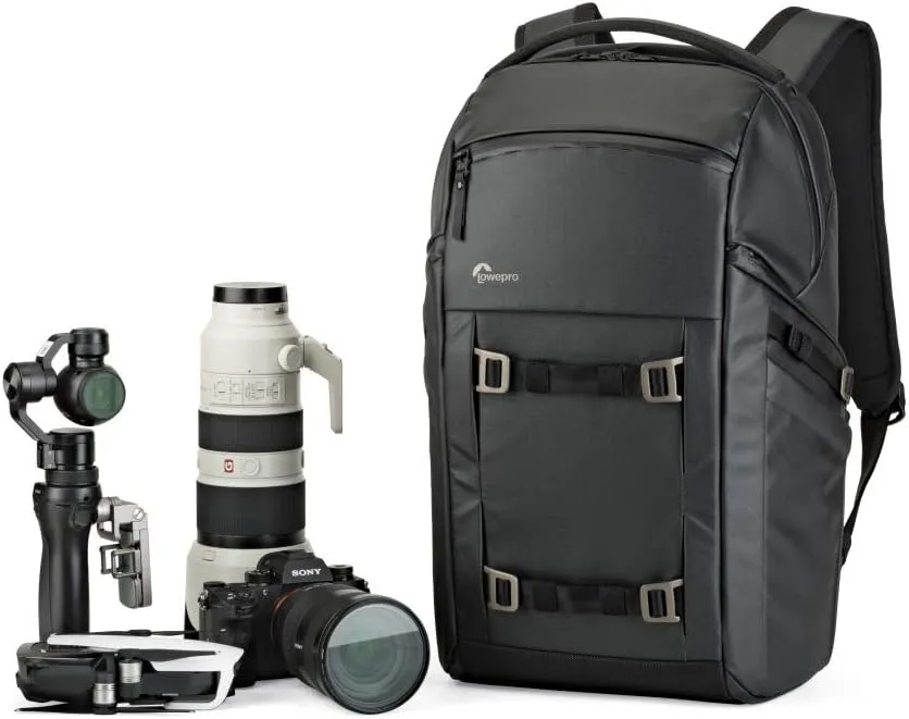Lowepro Freeline Camera Backpack 350 AW, Black. Versatile Daypack Designed for Travel, Photographers and videographers. for DSLR, Mirrorless, Laptops, Bridge, CSC, Lenses and Travel Gear.