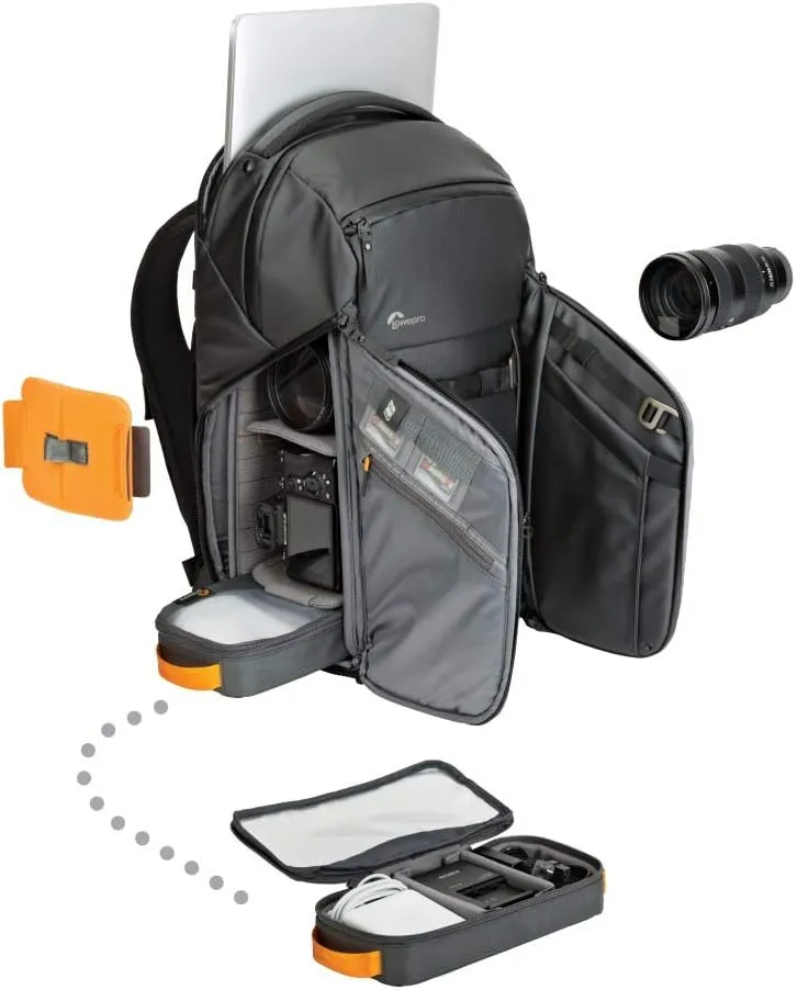 Lowepro Freeline Camera Backpack 350 AW, Black. Versatile Daypack Designed for Travel, Photographers and videographers. for DSLR, Mirrorless, Laptops, Bridge, CSC, Lenses and Travel Gear.