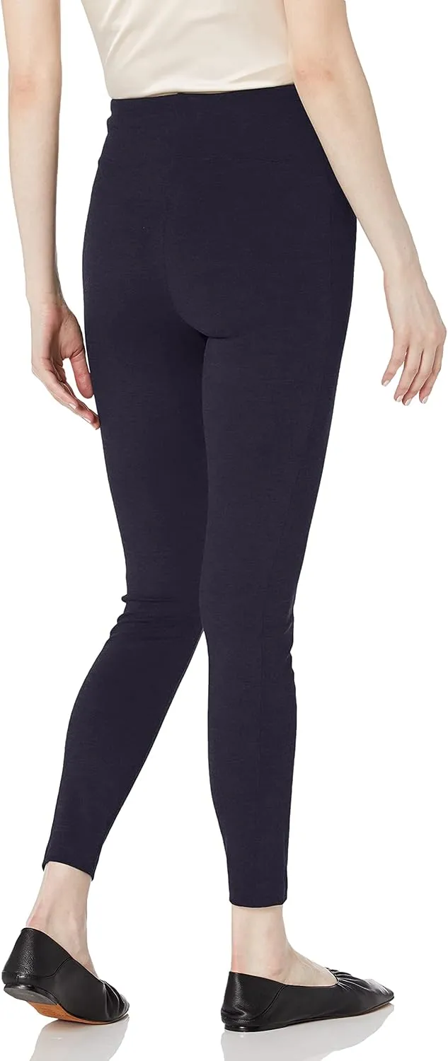 Lyss Women's Plus Size Laura Seamed Ponte Legging