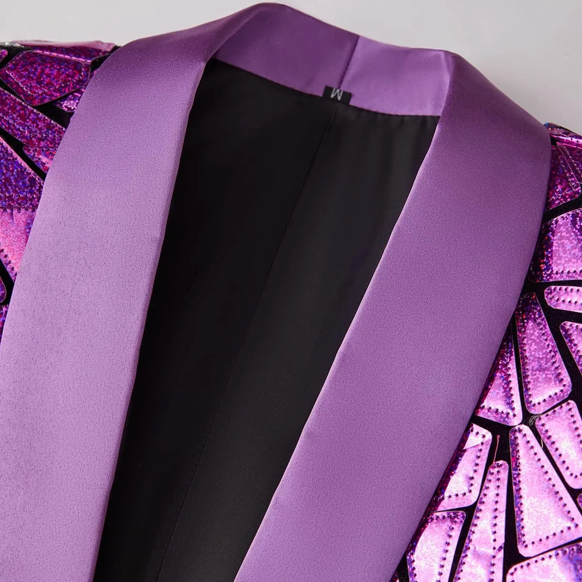 Make a Bold Statement with Our Men's Sequin Blazer - Perfect for Weddings, Parties