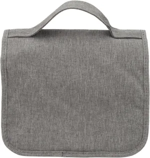Men's Foldable Travel Toiletry Bag with Hanging Hook, Large Capacity Shaving Bag, Dark Blue, Compact Makeup Organizer for Home, Travel, Business (Grey)