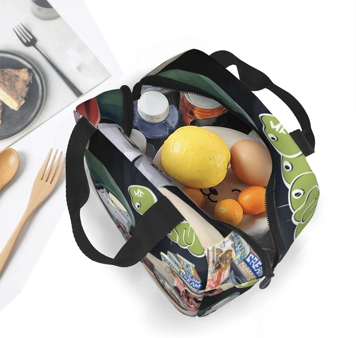 Mfs Music Rapper Dooms Shopping Bag, Portable And Thick, Suitable For Work, Picnicking, And Daily Travel