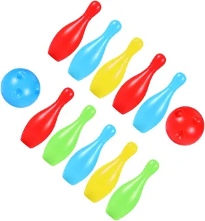 Mini Bowling Toy Set for Boys and Girls Fun Bowling Pins Ball for Random