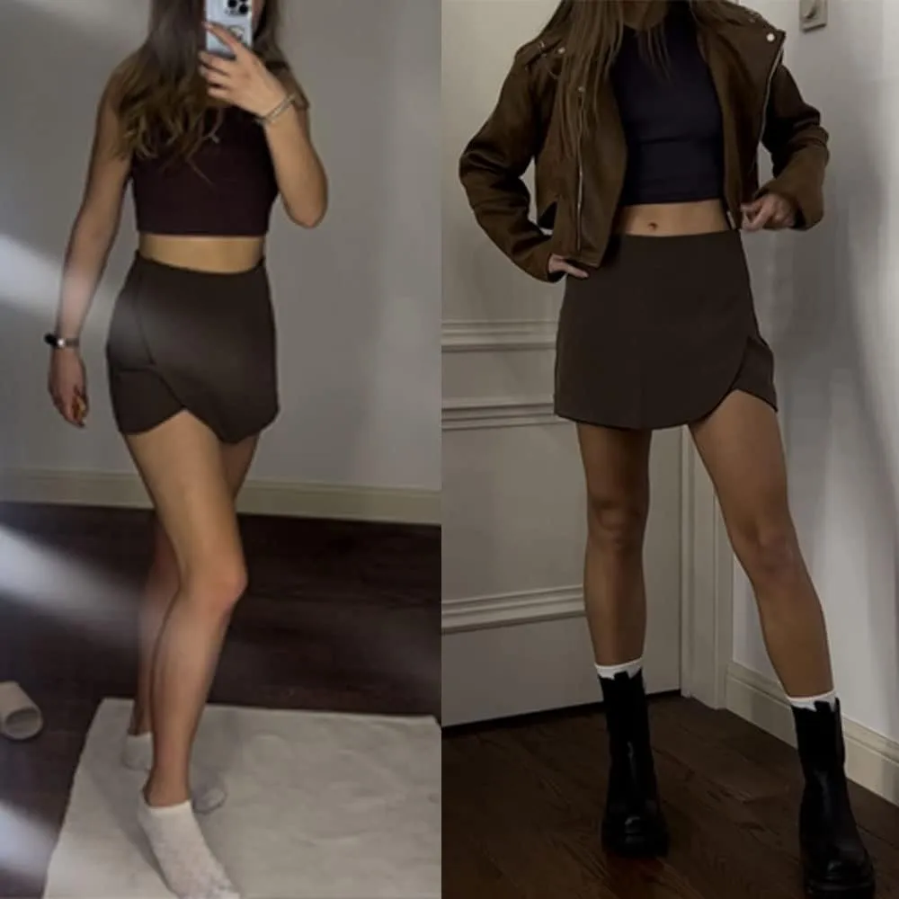 Mini Skirt with ShortsY2k Wrap Mini Skirt Skirts for Women Trendy Summer Skorts for Women Trendy