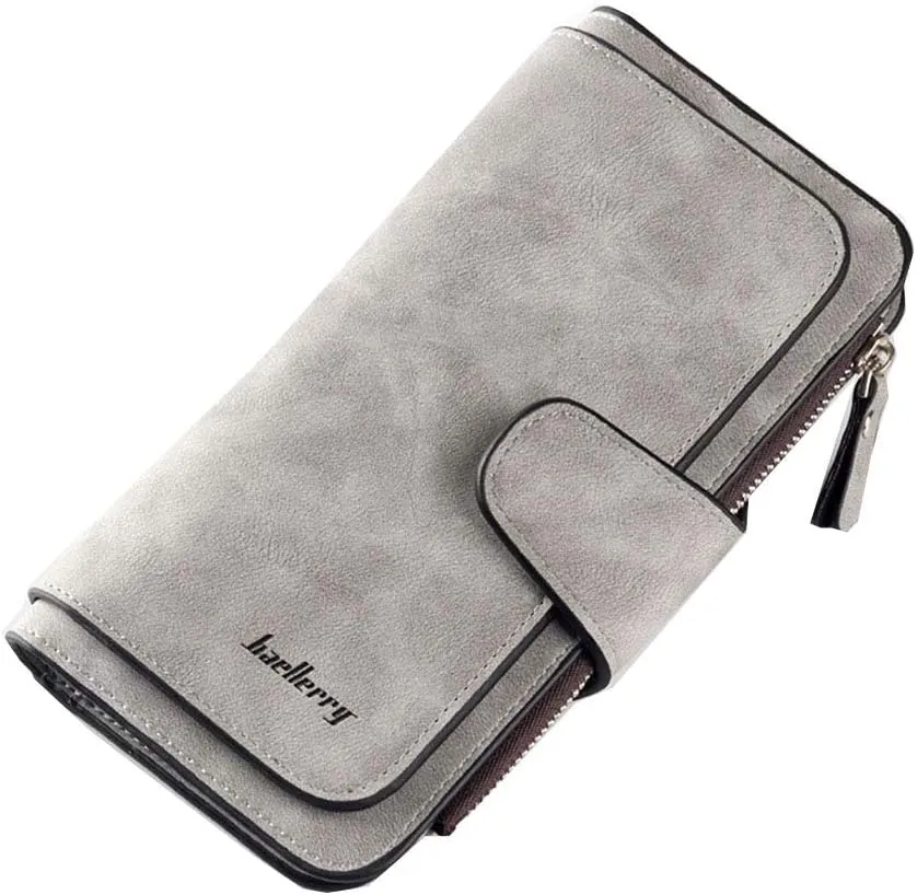 Multi-card Wallet for Women Leather Clutch Purse Long Ladies Credit Card Holder Organizer Travel Purse